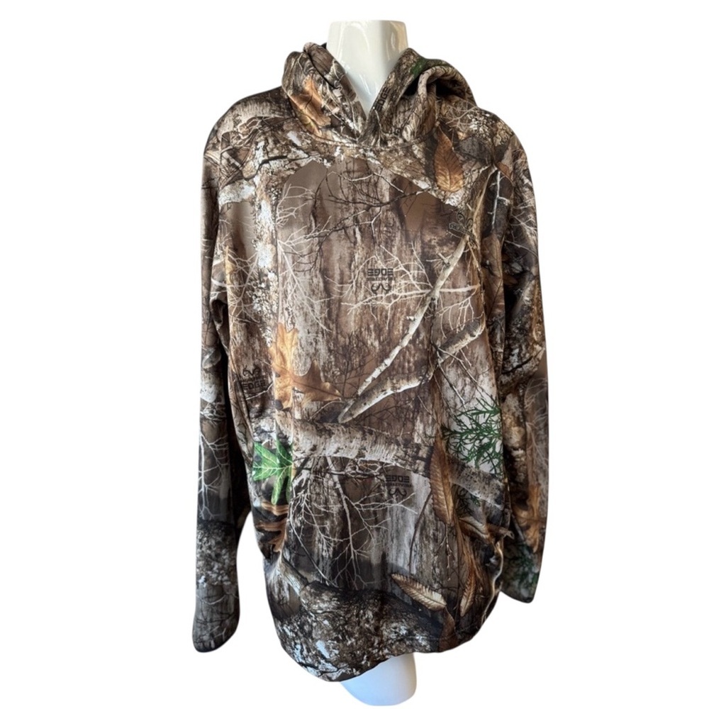 Real tree Men’s Camo Hooded Long Sleeve Sweatshirt size large (42/44)